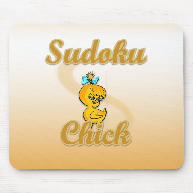 Sudoku Chick Mousepad (Vorne)