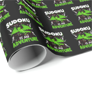 Sudoku ist ein Adventure Puzzle Lover Geschenkpapier