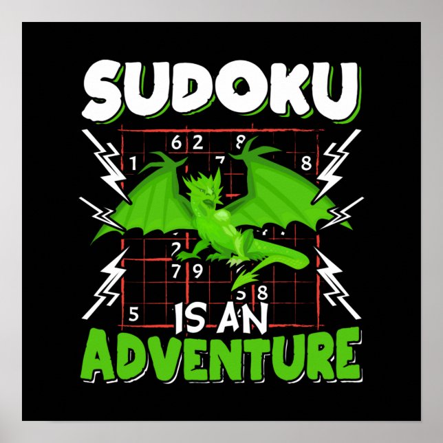 Sudoku ist ein Adventure Puzzle Lover Poster (Vorne)