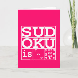 Sudoku ist für Plätze geeignet Karte
