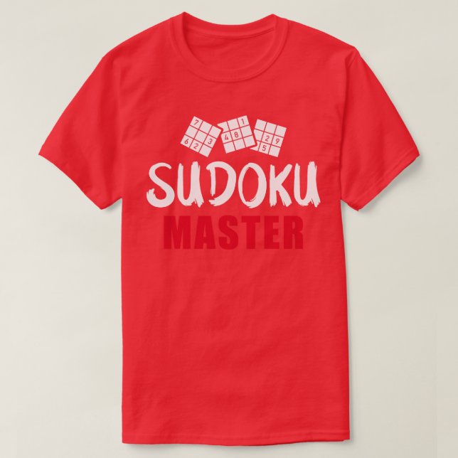 Sudoku-Meister T-Shirt (Design vorne)