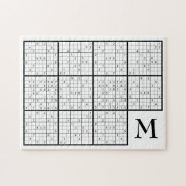 Sudoku Monogram Jigsaw Puzzle