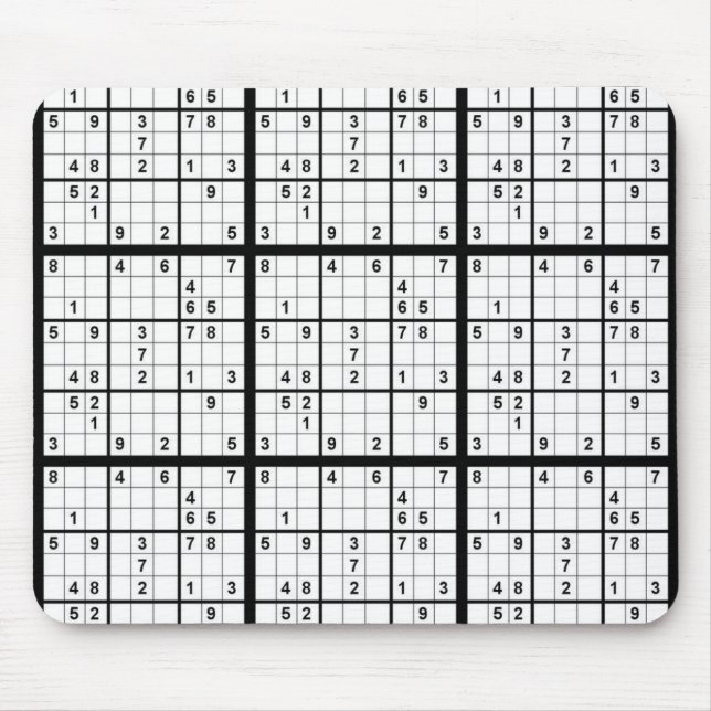 Sudoku Mousepad (Vorne)