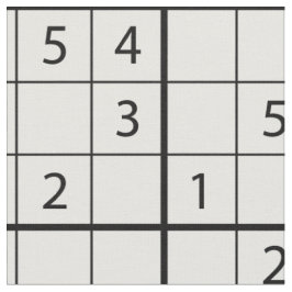 Sudoku-Muster Stoff