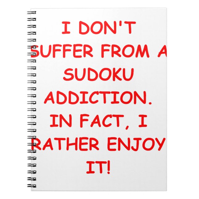 SUDOKU NOTIZBLOCK (Vorderseite)