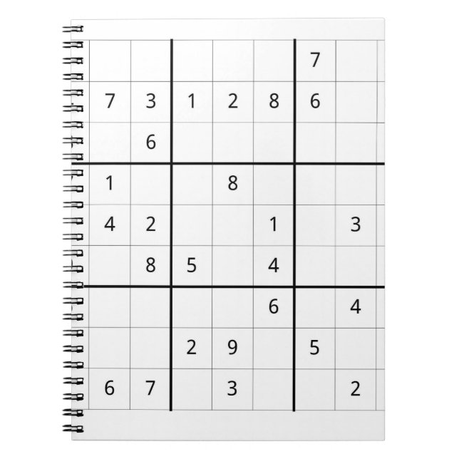 Sudoku Notizbuch Notizblock (Vorderseite)