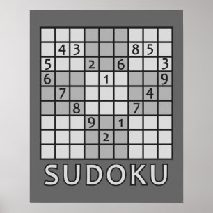 SUDOKU-Plakat Poster