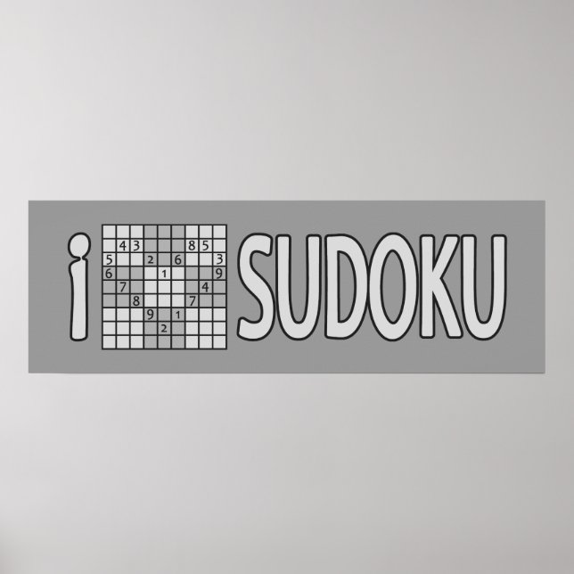 SUDOKU-Plakat Poster (Vorne)