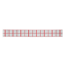 Sudoku Puzzle Design Satin Ribbon Satinband