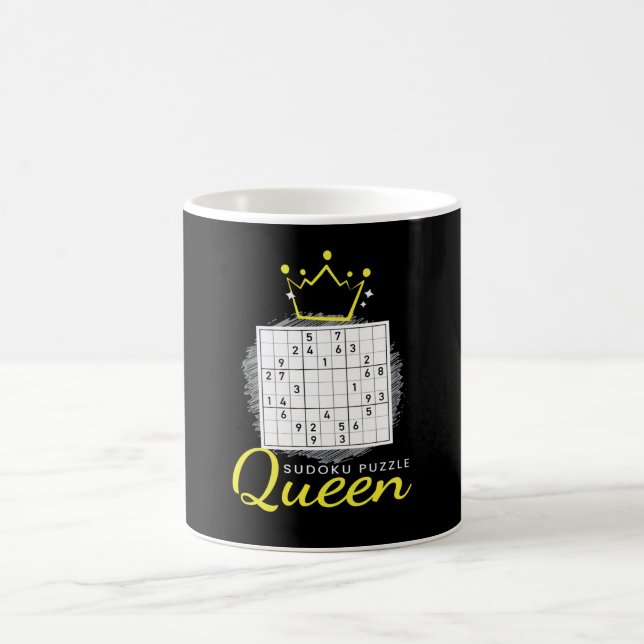 Sudoku Puzzle Queen Puzzle Japan Nerd Kaffeetasse (Mittel)