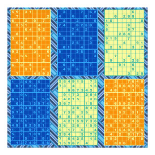 Sudoku Puzzles Fotodruck