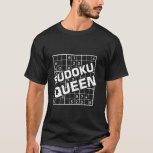 Sudoku-Puzzles für Sudoku-Königin T-Shirt