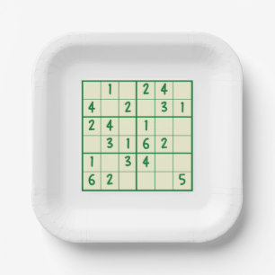 Sudoku Puzzles Pappteller