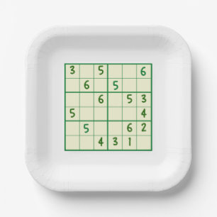 Sudoku Puzzles Pappteller