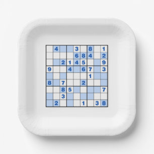 Sudoku Puzzles Pappteller