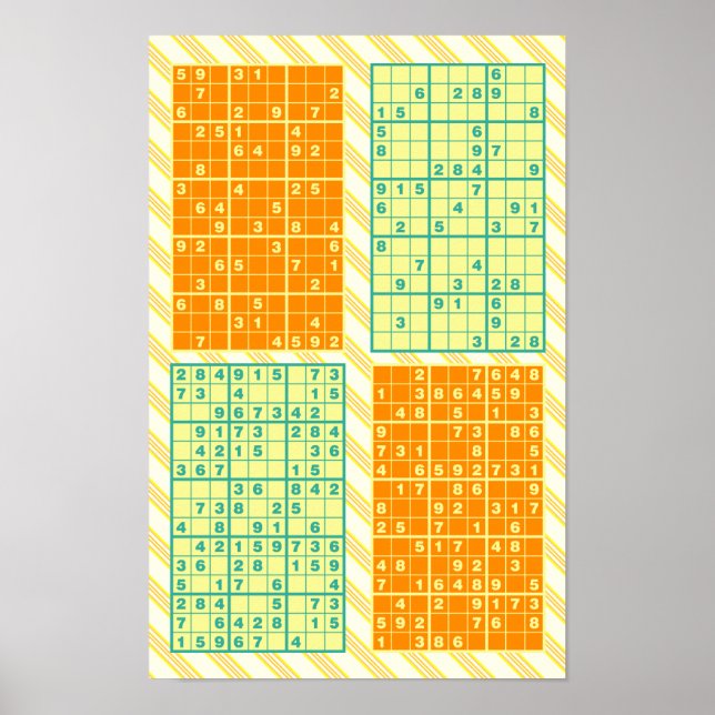 Sudoku Puzzles Poster (Vorne)