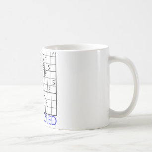 Sudoku Puzzlespiel Kaffeetasse
