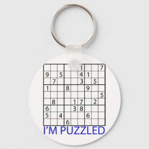 Sudoku Puzzlespiel Schlüsselanhänger