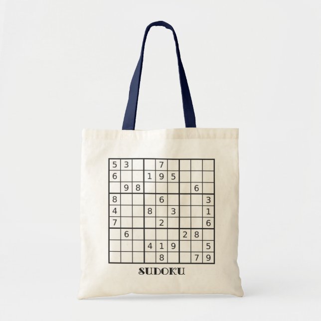SUDOKU PUZZLESPIEL-TASCHE TRAGETASCHE (Vorne)