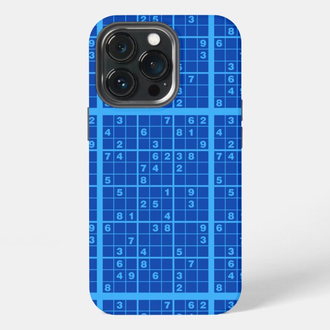 Sudoku-Rätsel iPhone Hülle (Hinten)