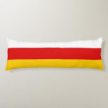 Südossetische Flagge Seitenschläferkissen<br><div class="desc">Patriotische Flagge Südossetiens.</div>