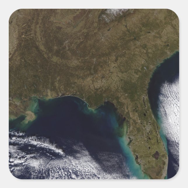 Südostasiatische Staaten Quadratischer Aufkleber (Vorderseite)