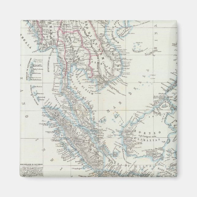 Südostasien Magnet (Vorne)