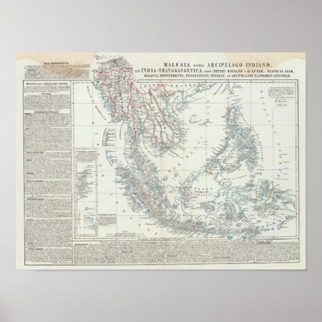 Südostasien Poster (Vorne)