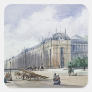 Südostaspekt der Ausstellung von 1862 Quadratischer Aufkleber