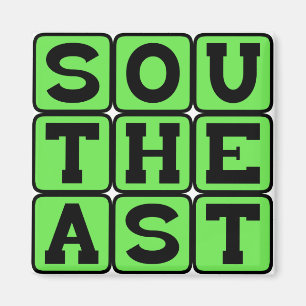 Südosten, Region Vereinigte Staaten Magnet