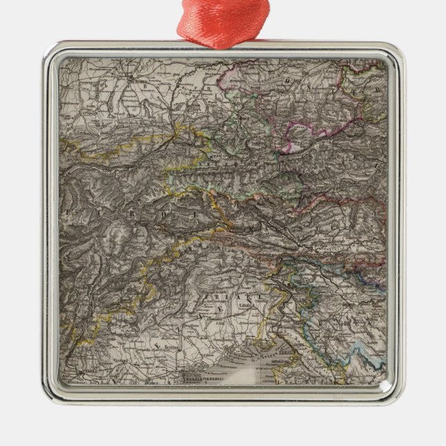 Südosteuropa Silbernes Ornament (Vorne)