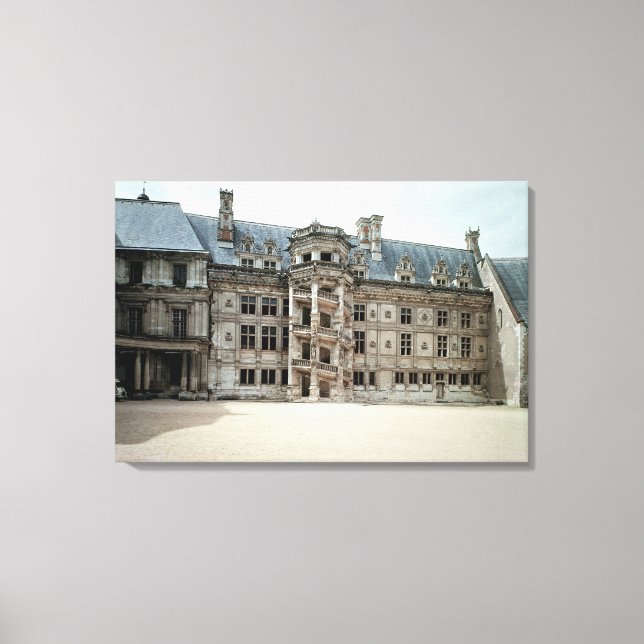 Südostfassade des Francois I Wing Leinwanddruck (Vorderseite)