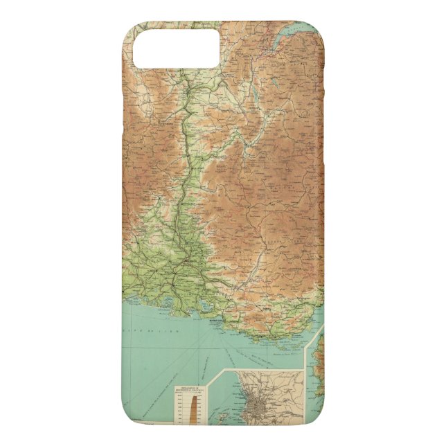 Südöstlicher Abschnitt Korsika Marseille Case-Mate iPhone Hülle (Rückseite)