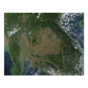 Südöstliches Asien Fotodruck