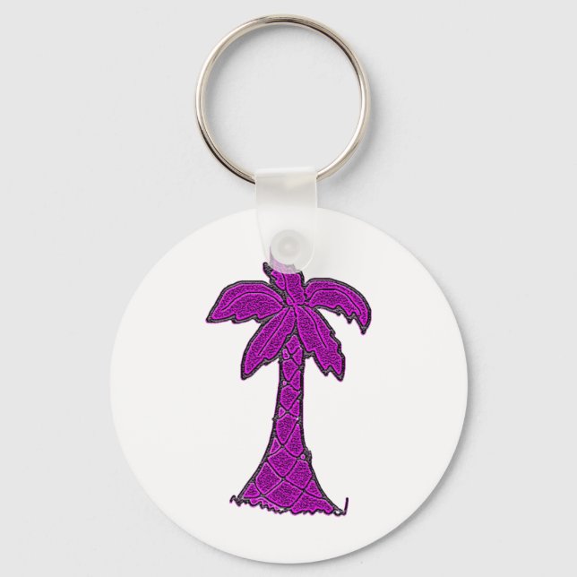 Südpalmenbaum Schlüsselanhänger (Vorderseite)