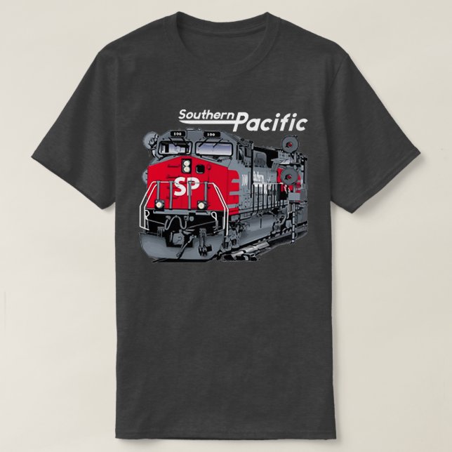 Südpazifik AC4400 Authentische Eisenbahn T-Shirt (Design vorne)