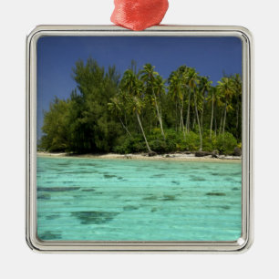 Südpazifik, Französisch-Polynesien, Moorea 2 Ornament Aus Metall