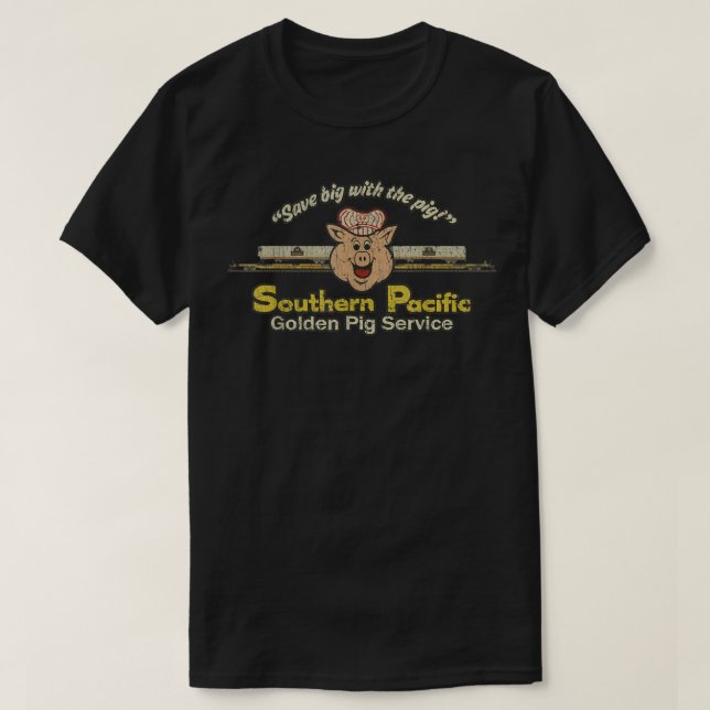 Südpazifik Golden Pig Service 1980 T-Shirt (Design vorne)