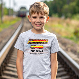 Südpazifik GS-4 Daylight Locomotive Profil T-Shirt