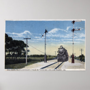 Südpazifikbahn nach Pajaro Poster