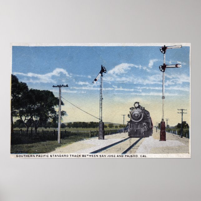 Südpazifikbahn nach Pajaro Poster (Vorne)