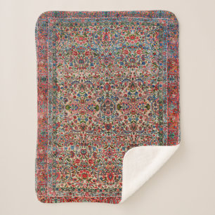 Südpersisch Roter Rosa Blau  Sherpadecke