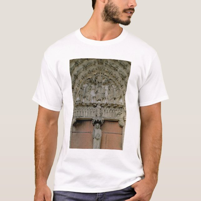 Südportaltympanum, der Christus inthronisiertes w T-Shirt (Vorderseite)