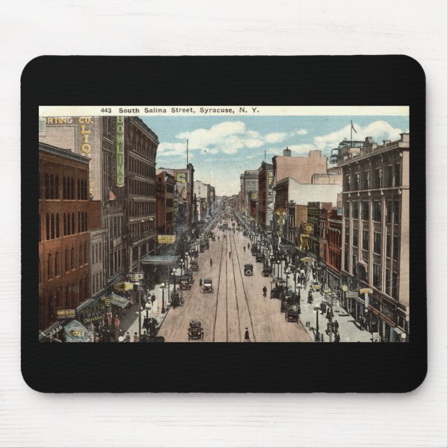 Südsaline-St. Syrakus NY Vintages 1917 Mousepad (Vorne)