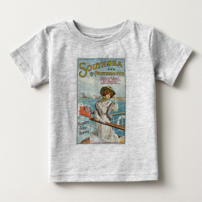 Südsee und Portsmouth Baby T-shirt (Vorderseite)