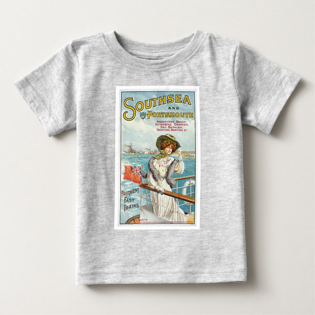 Südsee und Portsmouth Baby T-shirt (Vorderseite)