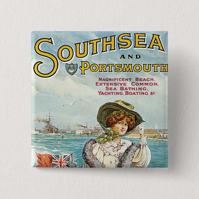 Südsee und Portsmouth Button (Vorderseite)