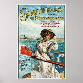 Südsee und Portsmouth Poster
