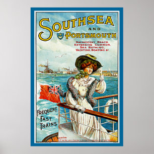 Südsee und Portsmouth Poster