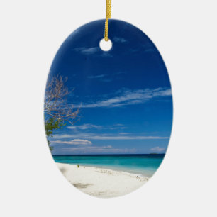 Südseeinsel-Strand, Fidschi Keramikornament